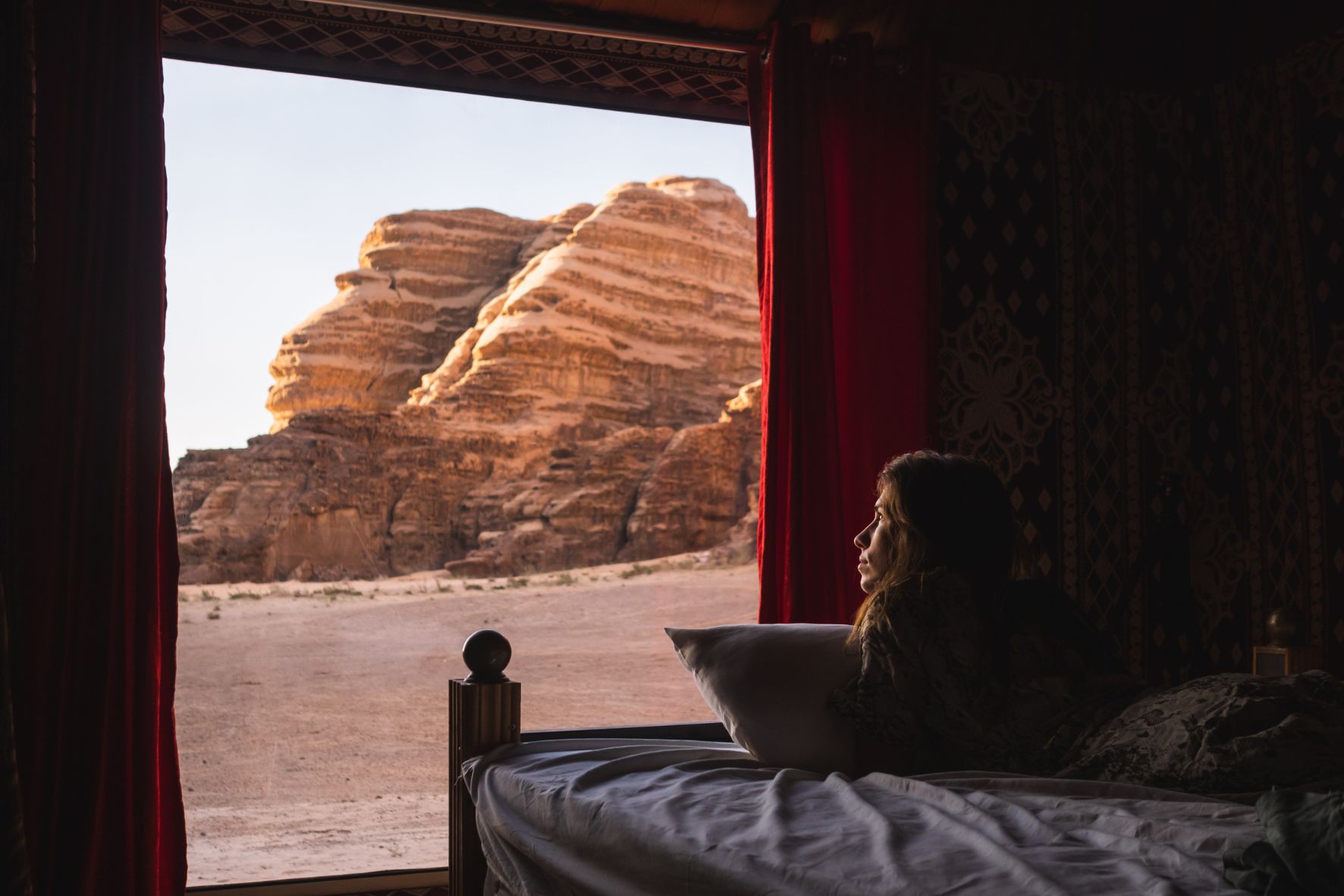 Désert de Wadi Rum Jordanië